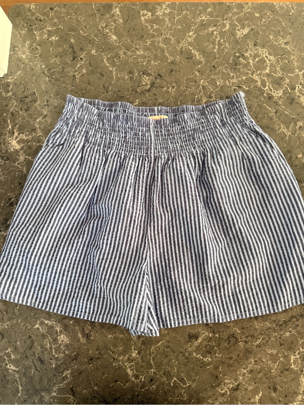 NWOT Marine Layer Isla Seersucker Shorts